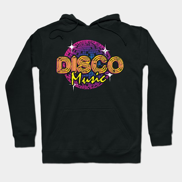 Disco Music Hoodie by Mila46